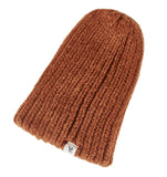 VARZAR(バザール) Monogram Label Long Beanie Brown