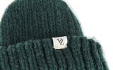 VARZAR(バザール) Monogram Label Long Beanie Green