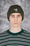 VARZAR(バザール) 3D Monogram Beanie Khaki