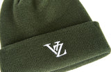 VARZAR(バザール) 3D Monogram Beanie Khaki