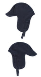 VARZAR(バザール) Stud Logo Over Fit Wool Trooper Hat Navy