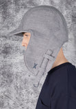 VARZAR(バザール) Stud Logo Over Fit Wool Trooper Hat Grey