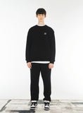 VARZAR(バザール) Original White Logo Sweatshirt Black