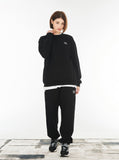 VARZAR(バザール) Original White Logo Sweatshirt Black