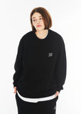 VARZAR(バザール) Original White Logo Sweatshirt Black