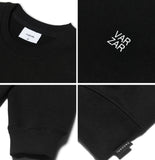VARZAR(バザール) Original White Logo Sweatshirt Black