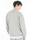 VARZAR(バザール) Monogram Black Big Logo Sweatshirt Gray