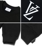 VARZAR(バザール) Monogram Black Big Logo Sweatshirt Black