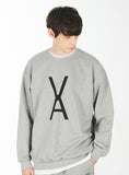 VARZAR(バザール) VA Black Big Logo Sweatshirt Gray