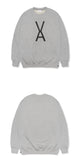 VARZAR(バザール) VA Black Big Logo Sweatshirt Gray