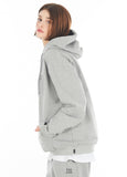 VARZAR(バザール) Original Black Logo Hood Gray