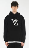 VARZAR(バザール) Monogram White Big Logo Hood Black