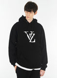 VARZAR(バザール) Monogram White Big Logo Hood Black