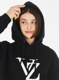 VARZAR(バザール) Monogram White Big Logo Hood Black