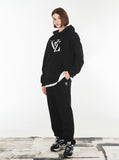 VARZAR(バザール) Monogram White Big Logo Hood Black