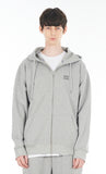 VARZAR(バザール) Original Black Logo Hood Zip-up Gray