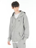 VARZAR(バザール) Original Black Logo Hood Zip-up Gray