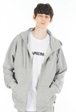 VARZAR(バザール) Original Black Logo Hood Zip-up Gray