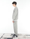 VARZAR(バザール) Original Black Logo Banding Sweatpants Gray