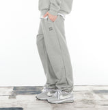 VARZAR(バザール) Original Black Logo Banding Sweatpants Gray