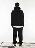 VARZAR(バザール) Original White Logo Banding Sweatpants Black