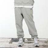 VARZAR(バザール) Original Black Logo Rib Sweatpants Gray