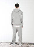 VARZAR(バザール) Original Black Logo Rib Sweatpants Gray