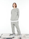 VARZAR(バザール) Original Black Logo Rib Sweatpants Gray