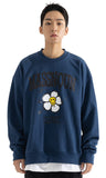 マスノウン(MASSNOUN) SMILE RESPECT HEAVY SWEATSHIRT MFOCR001-BL