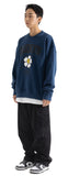 マスノウン(MASSNOUN) SMILE RESPECT HEAVY SWEATSHIRT MFOCR001-BL