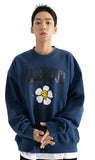 マスノウン(MASSNOUN) SMILE RESPECT HEAVY SWEATSHIRT MFOCR001-BL