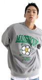 マスノウン(MASSNOUN) SMILE RESPECT HEAVY SWEATSHIRT MFOCR001-GY