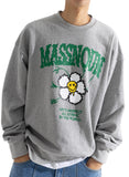 マスノウン(MASSNOUN) SMILE RESPECT HEAVY SWEATSHIRT MFOCR001-GY