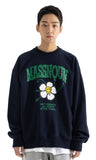 マスノウン(MASSNOUN) SMILE RESPECT HEAVY SWEATSHIRT MFOCR001-NV