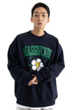 マスノウン(MASSNOUN) SMILE RESPECT HEAVY SWEATSHIRT MFOCR001-NV