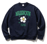 マスノウン(MASSNOUN) SMILE RESPECT HEAVY SWEATSHIRT MFOCR001-NV