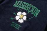 マスノウン(MASSNOUN) SMILE RESPECT HEAVY SWEATSHIRT MFOCR001-NV