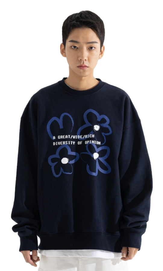 マスノウン(MASSNOUN) OPINION HEAVY SEATSHIRT MWOCR002-NV