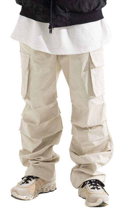 マスノウン(MASSNOUN) CRUMBLE WIDE CARGO PANTS MWOCP001-CR