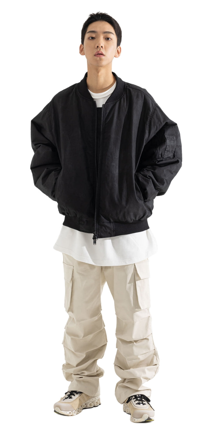 マスノウン(MASSNOUN) CRUMBLE WIDE CARGO PANTS MWOCP001-CR