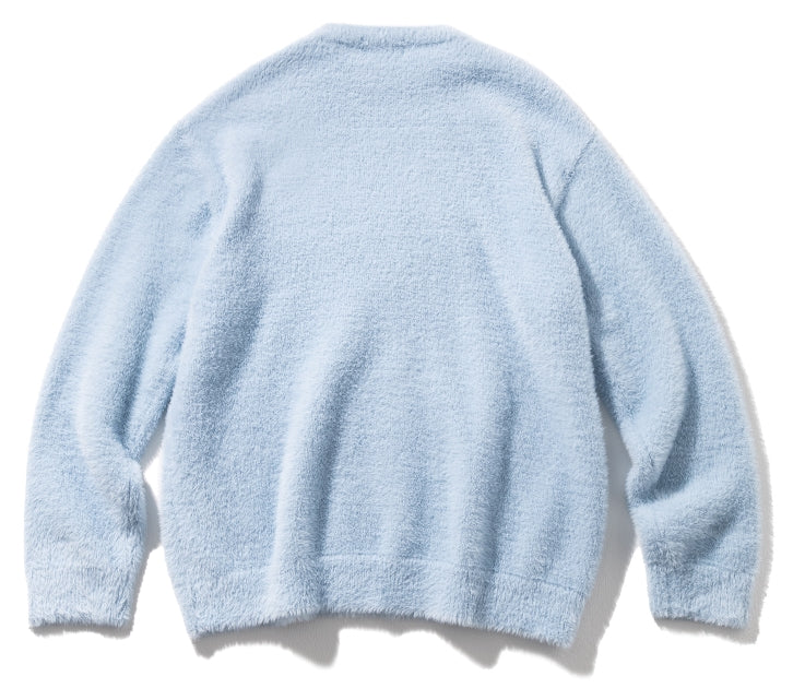 マスノウン(MASSNOUN) DIVERSITY MOHAIR KNIT MWONT001-SB