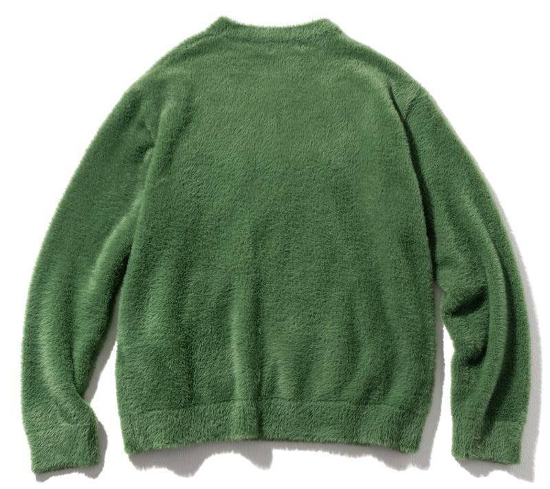 マスノウン(MASSNOUN) DIVERSITY MOHAIR KNIT MWONT001-GN