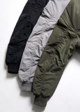 UNDERBASE(アンダーベース) Full Shirring MA-1 Jacket 3COLOR LHJK9111