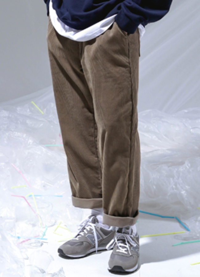 UNDERBASE(アンダーベース) Earth Corduroy Banding Pants cocoa WSLP9102