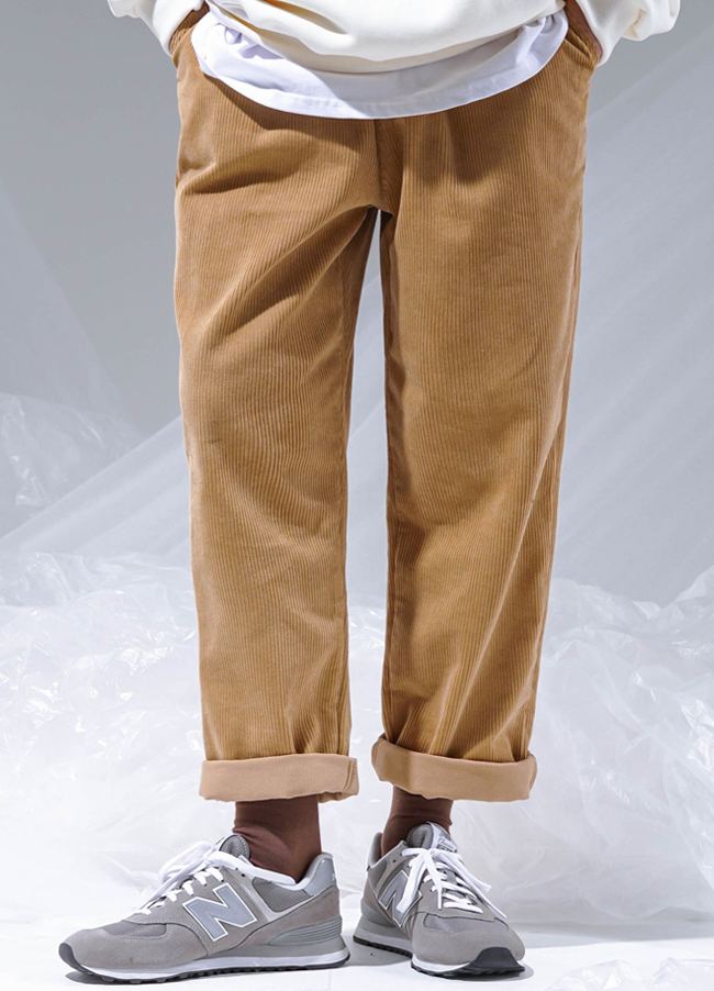 UNDERBASE(アンダーベース) Earth Corduroy Banding Pants beige WSLP9102