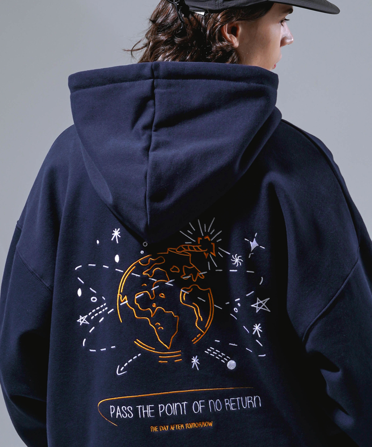 UNDERBASE(アンダーベース) Brink Hood navy ISHD9100