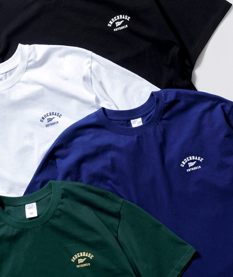 UNDERBASE(アンダーベース) BASIC LOGO SHORT SLEEVE 4COLOR EYST9132