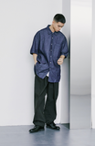 KND(ケイエンド) NYLON 2WAY WIDE CURVE FIT BANDING PANTS BLACK