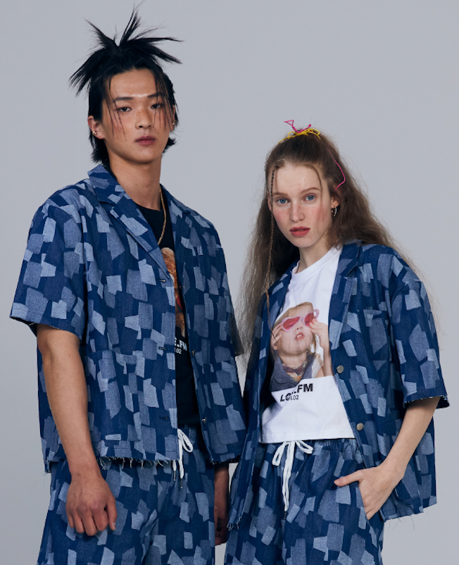 FM91.02 (エフエム91.02) PATCH DENIM JACKET