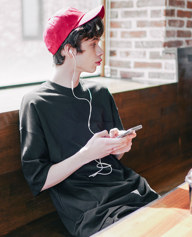 UNDERBASE(アンダーベース) CHILLER POCKET SWEAT SLEEVE BLACK ISST9086